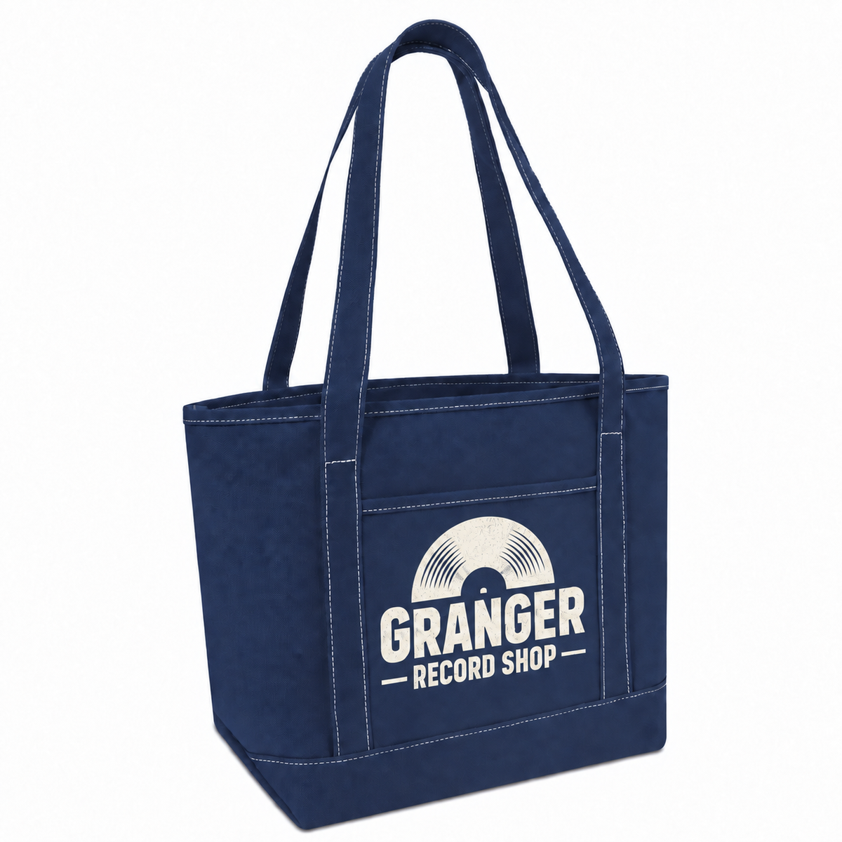 Large Cotton Canvas Admiral Tote Bag (20.5'' W X 13'' H) 24 Oz