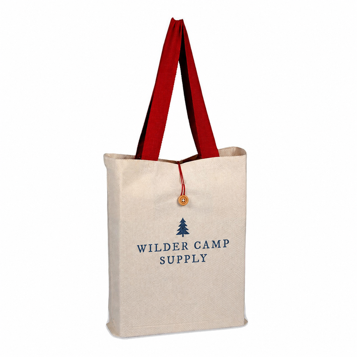 Large Cotton Canvas Tote Bag (15'' W X 16'' H) 12 Oz