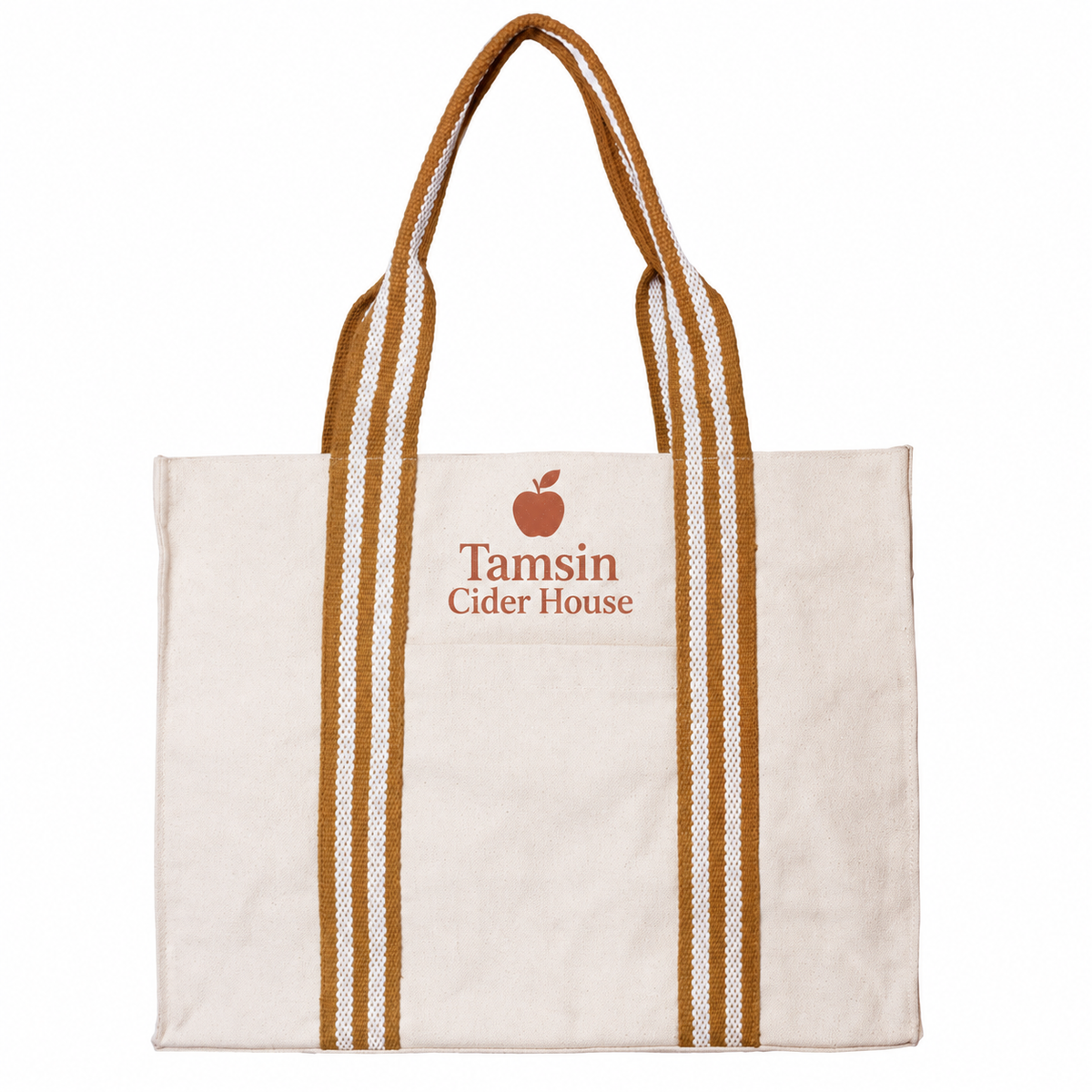 Medium Cotton Canvas Harbor Classic Tote Bag (16.14'' W X 11.8'' H) 14 Oz