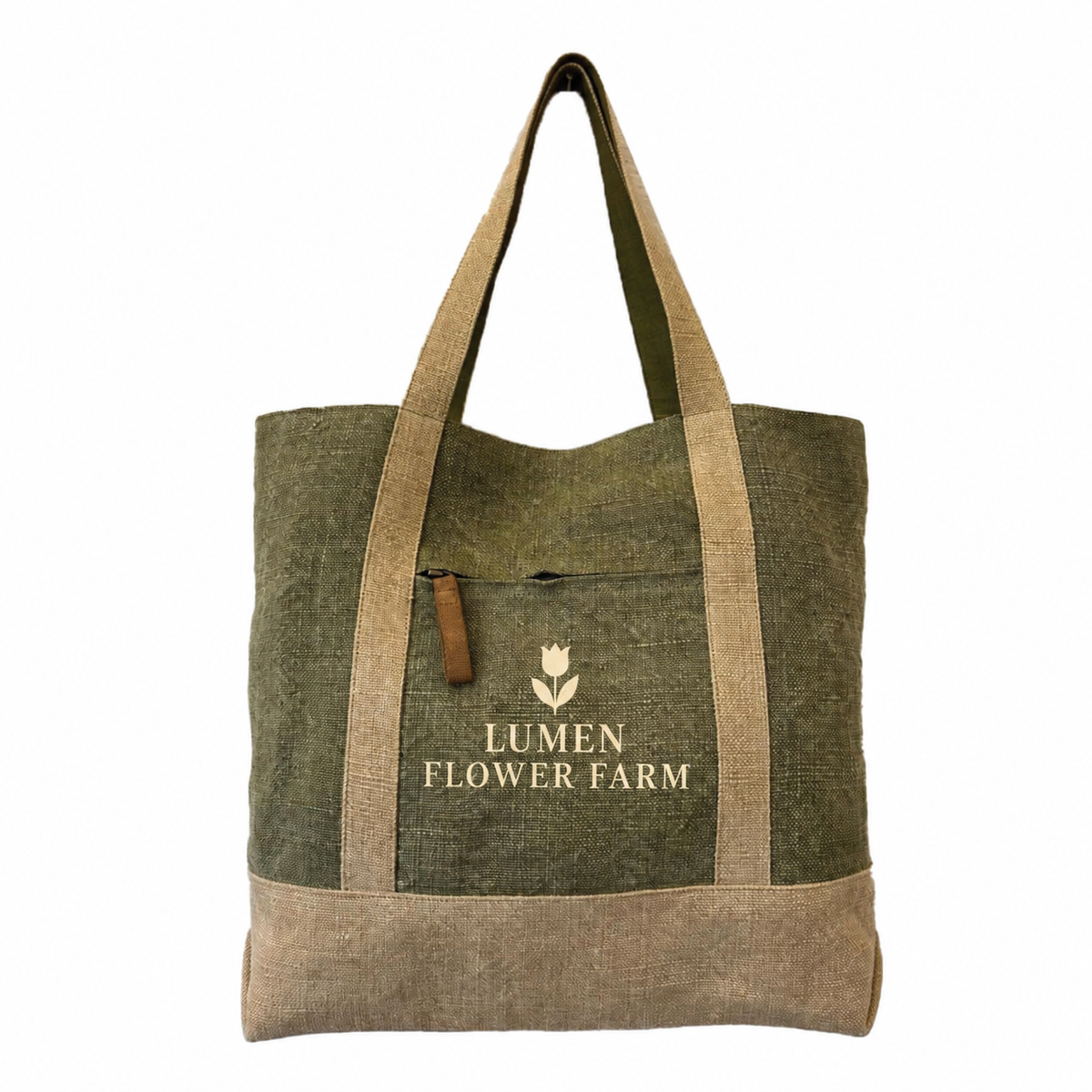 Large Jute Kilim Kilim Premium Tote Bag (17.5'' W X 14.5'' H) 18 Oz