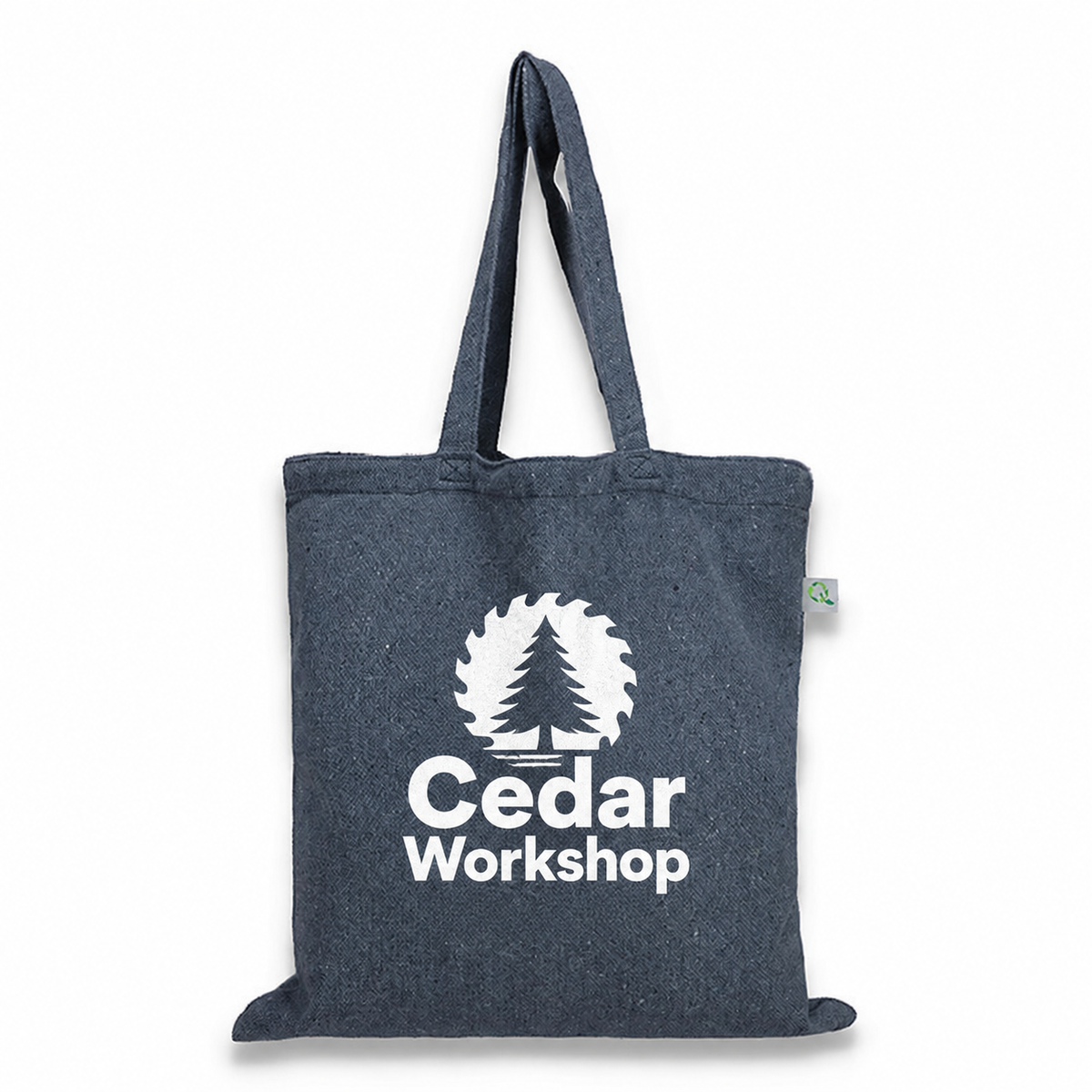 Large Cotton Canvas Promotional Tote Bag (15'' W X 16'' H) 12 Oz