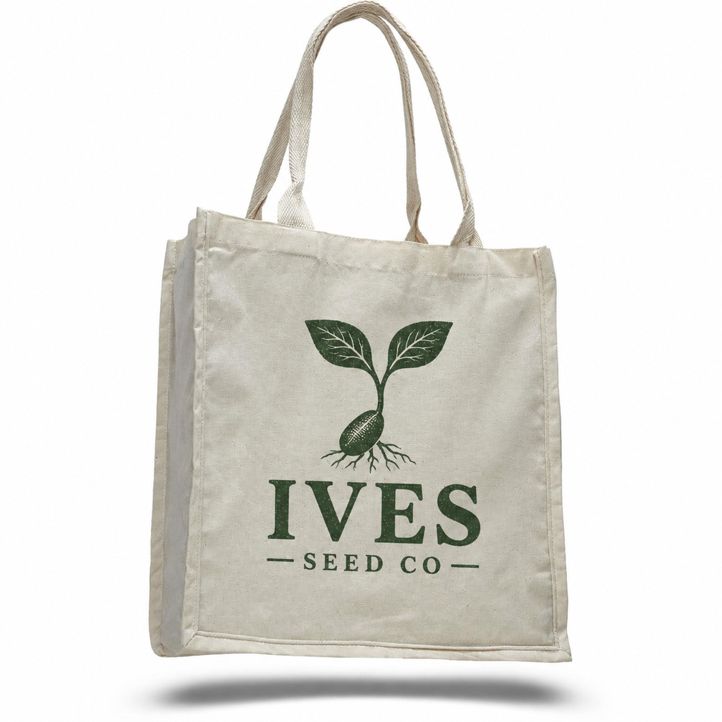 Large Cotton Canvas Bag (15'' W X 16'' H) 6 Oz
