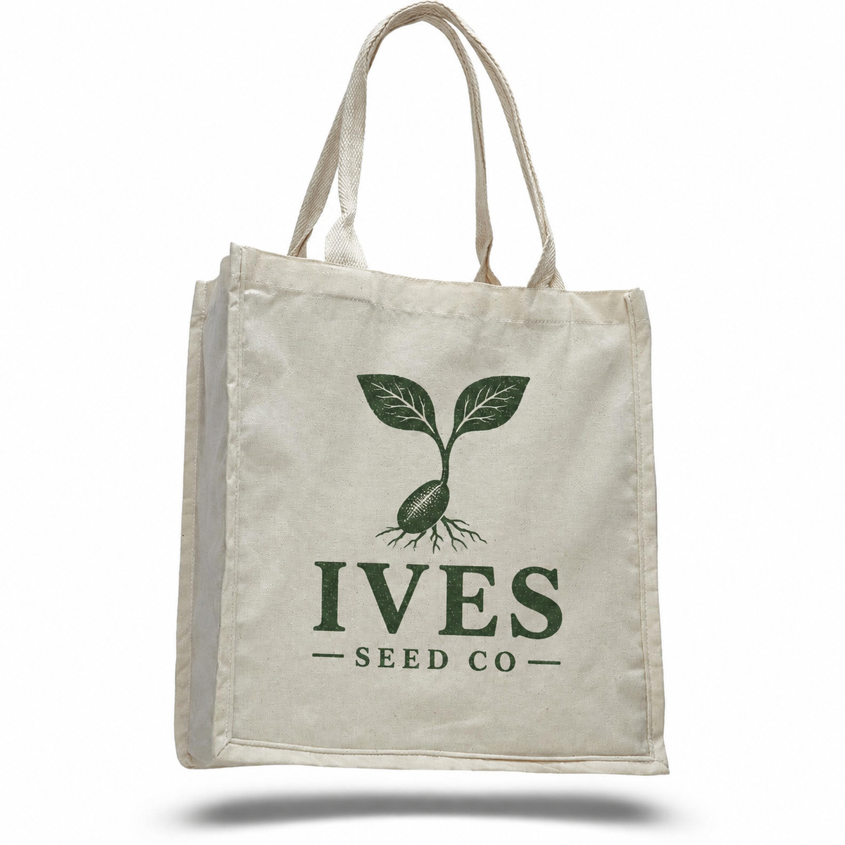 Large Cotton Canvas Bag (15'' W X 16'' H) 6 Oz