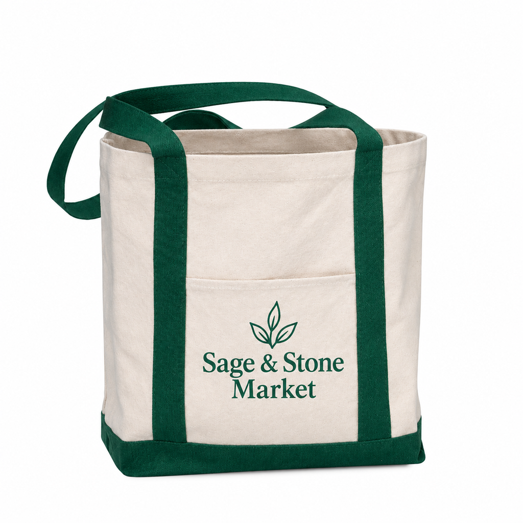 Medium Cotton Canvas Bag (17'' W X 13'' H) 18 Oz