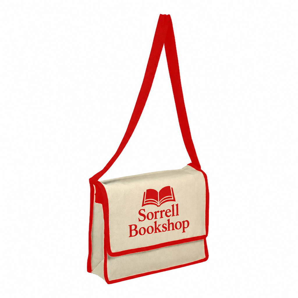 Medium Cotton Canvas Messenger Bag (13'' W X 13'' H) 12 Oz