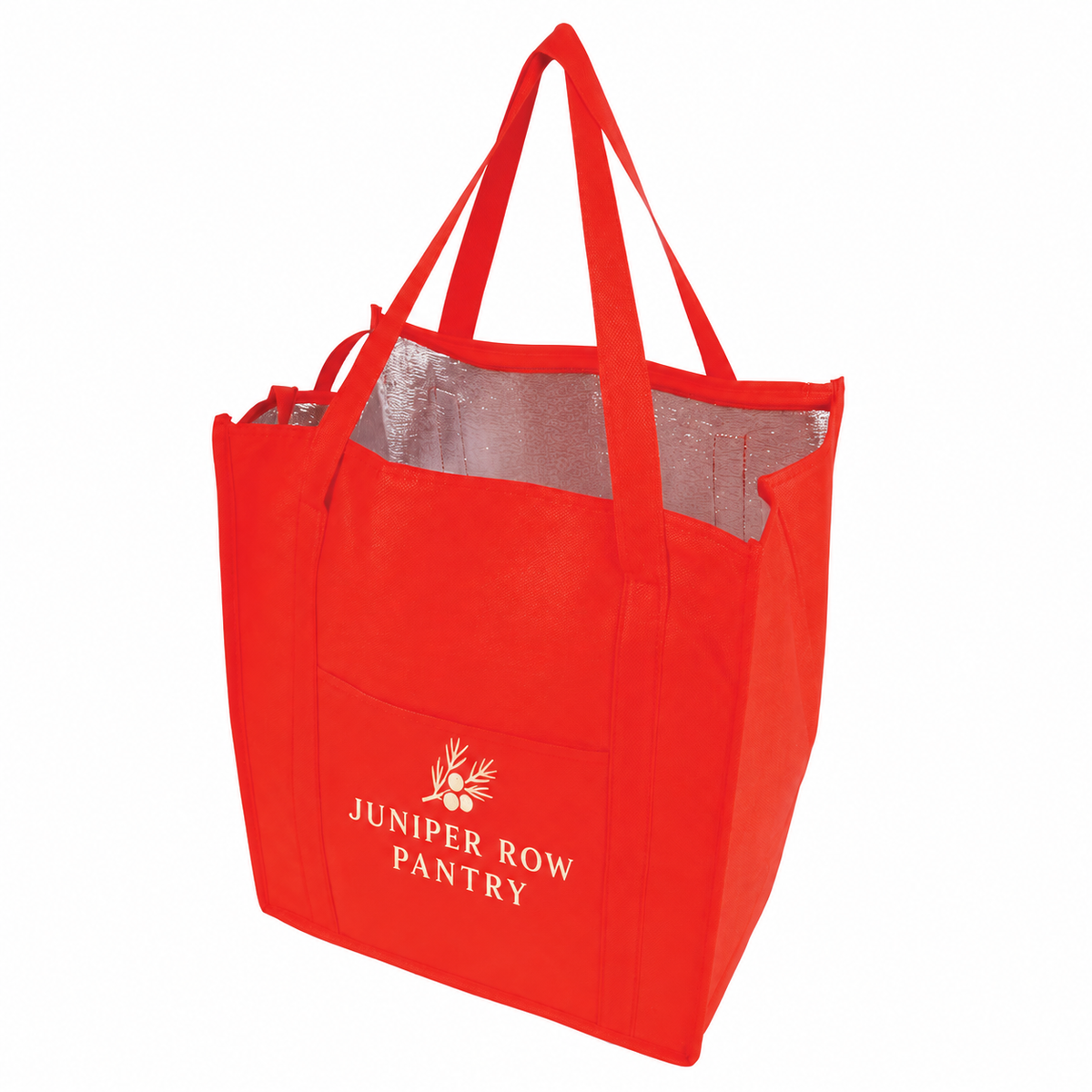 Medium Polypropylene Grocery Tote Bag (13'' W X 15'' H) 235 Gsm