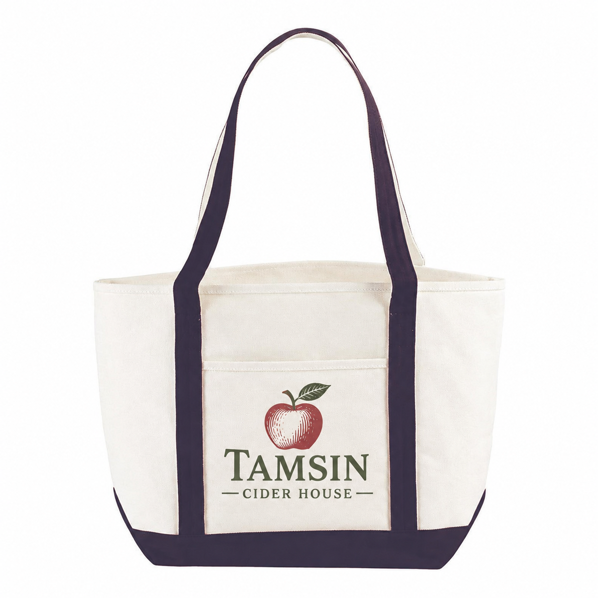 Large Cotton Canvas Nautical Bag (19.75'' W X 13.25'' H) 18 Oz