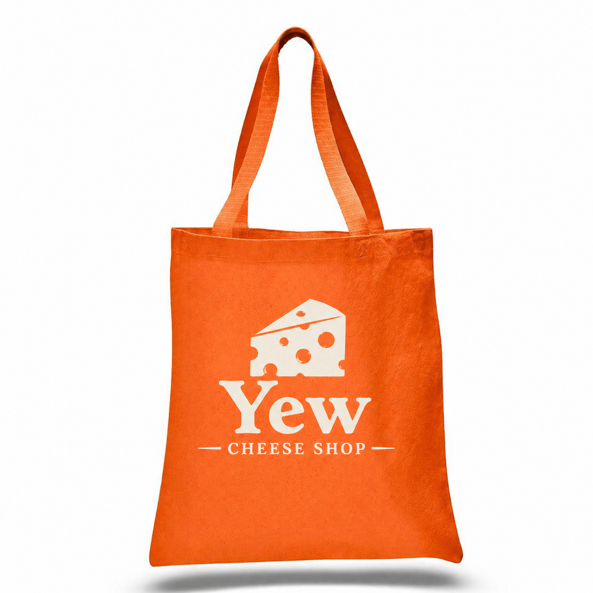Large Cotton Canvas Promotional Tote Bag (15'' W X 16'' H) 12 Oz