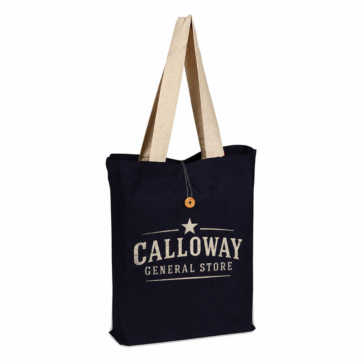 Large Cotton Canvas Tote Bag (15'' W X 16'' H) 12 Oz
