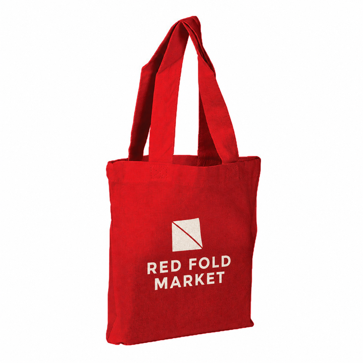 Small Cotton Canvas Tote Bag (8'' W X 8'' H) 7 Oz