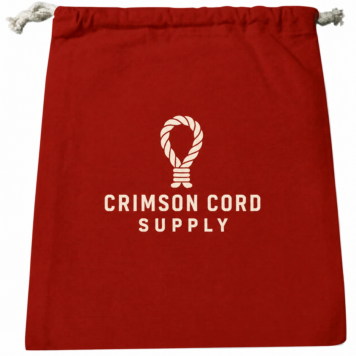 Small Cotton Canvas Drawstring Pouch (6'' W X 8'' H) 7 Oz