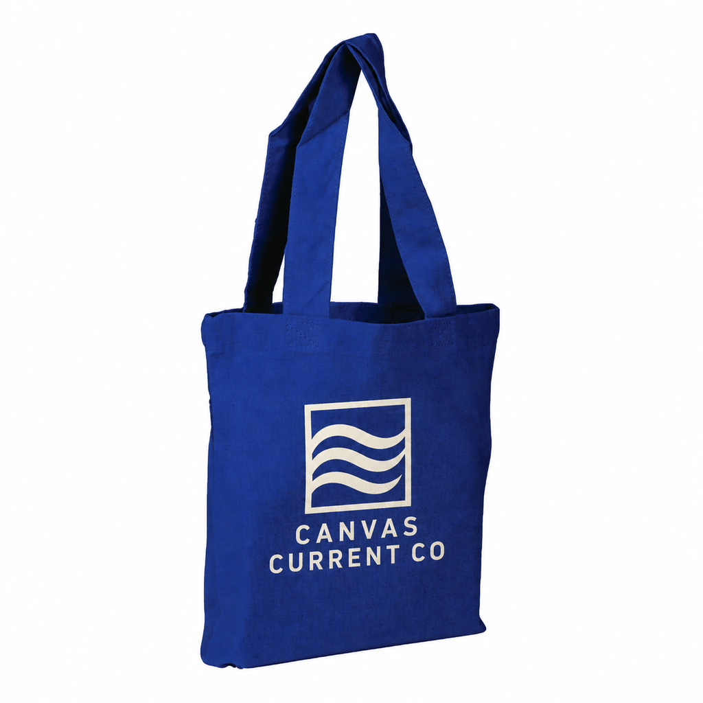 Small Cotton Canvas Tote Bag (9'' W X 11'' H) 7 Oz