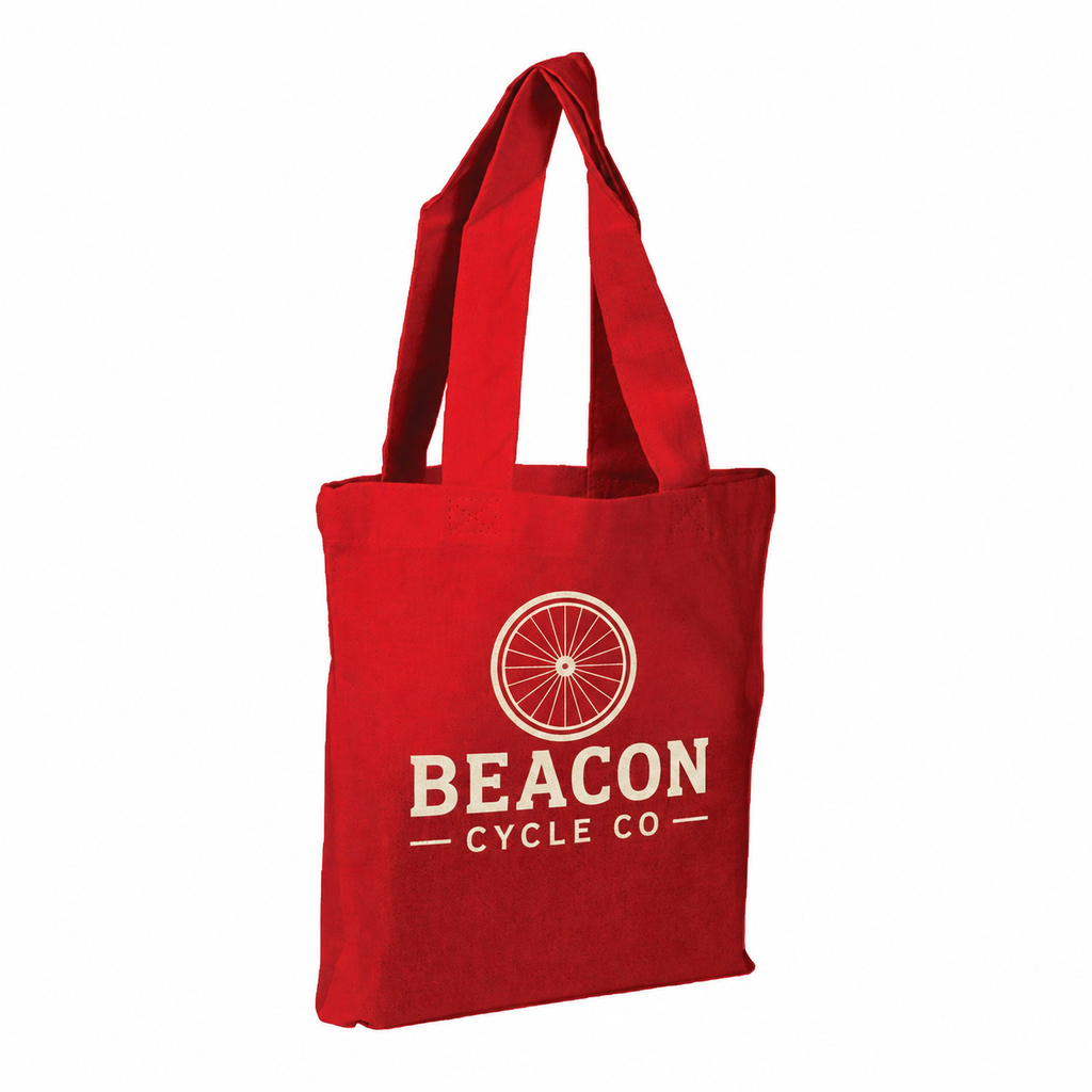 Medium Cotton Tote Bag with Bottom Gusset