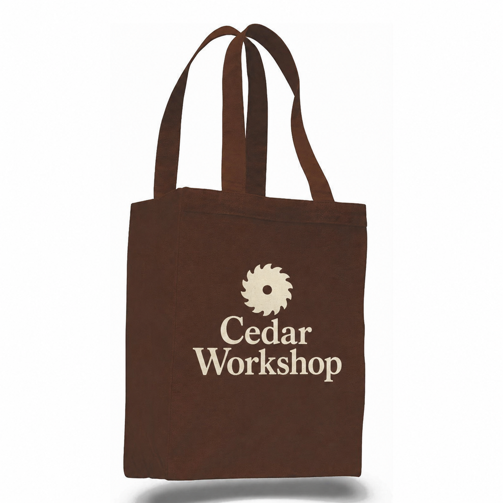 Medium Cotton Canvas Shopping Tote Bag (10.5'' W X 14'' H) 12 Oz