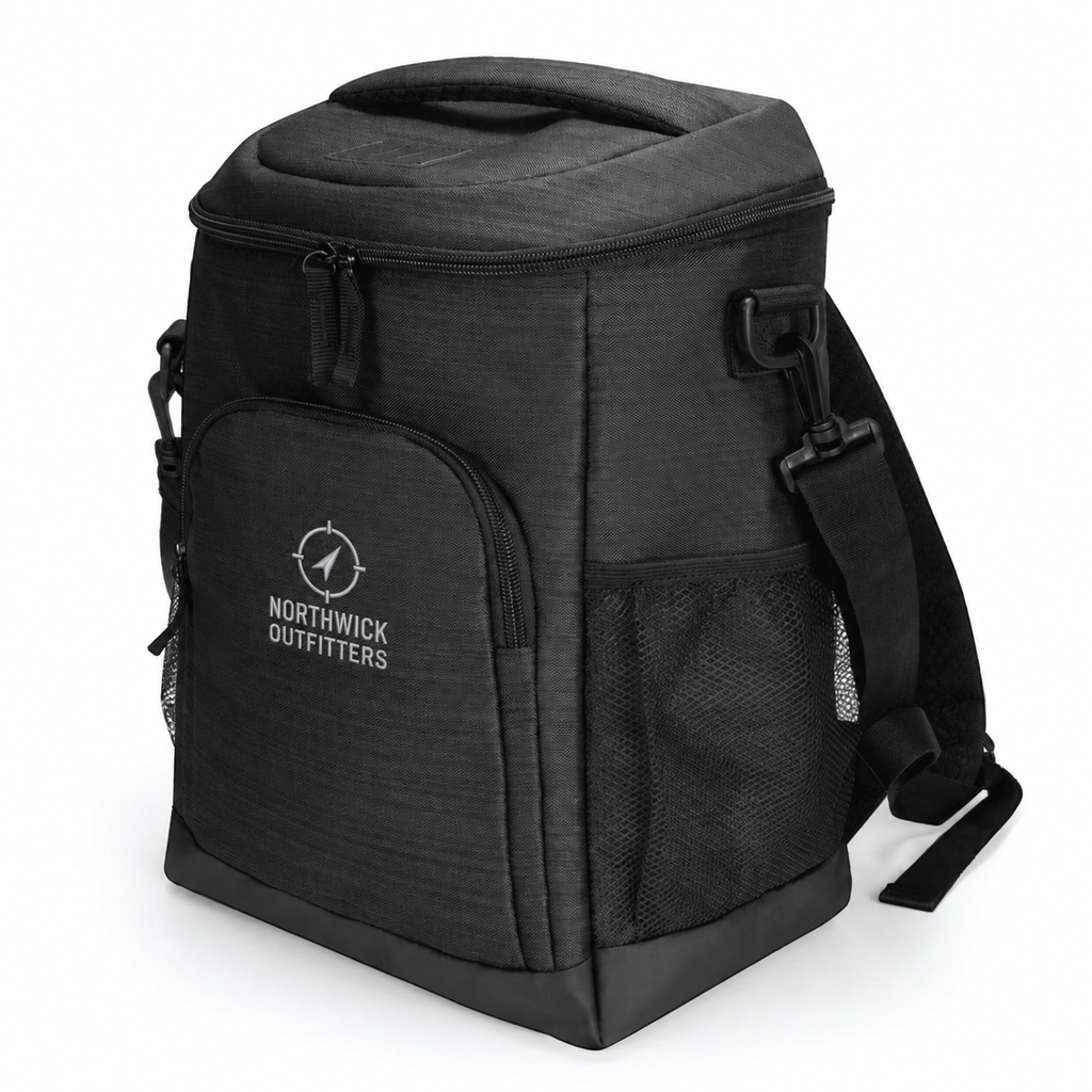 Medium Polypropylene Essex Cooler Backpack (10'' W X 15'' H) 600D