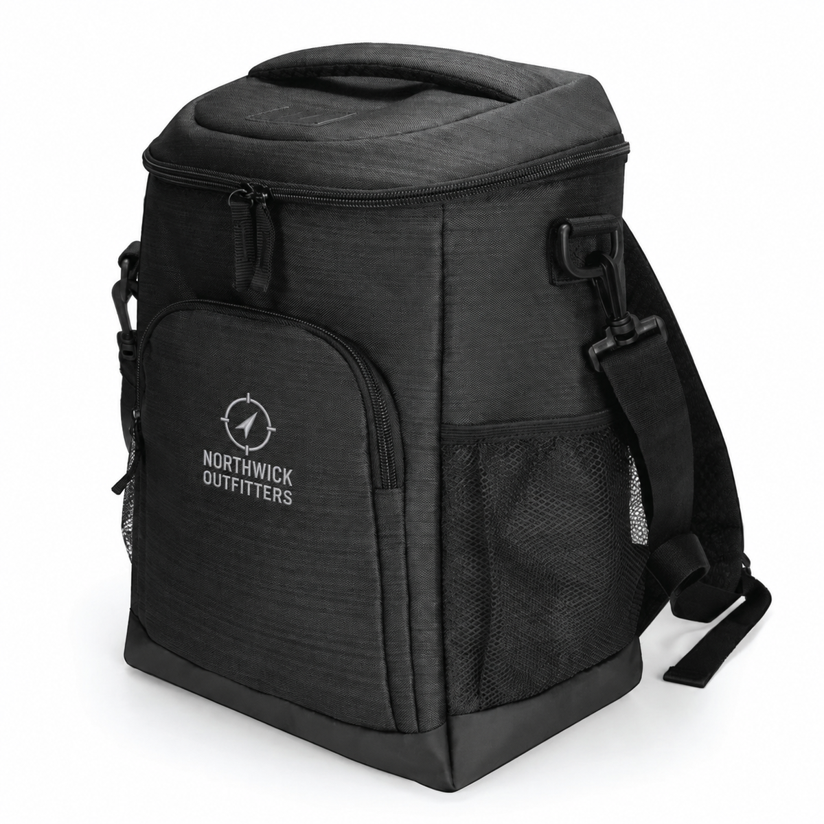 Medium Polypropylene Essex Cooler Backpack (10'' W X 15'' H) 600D
