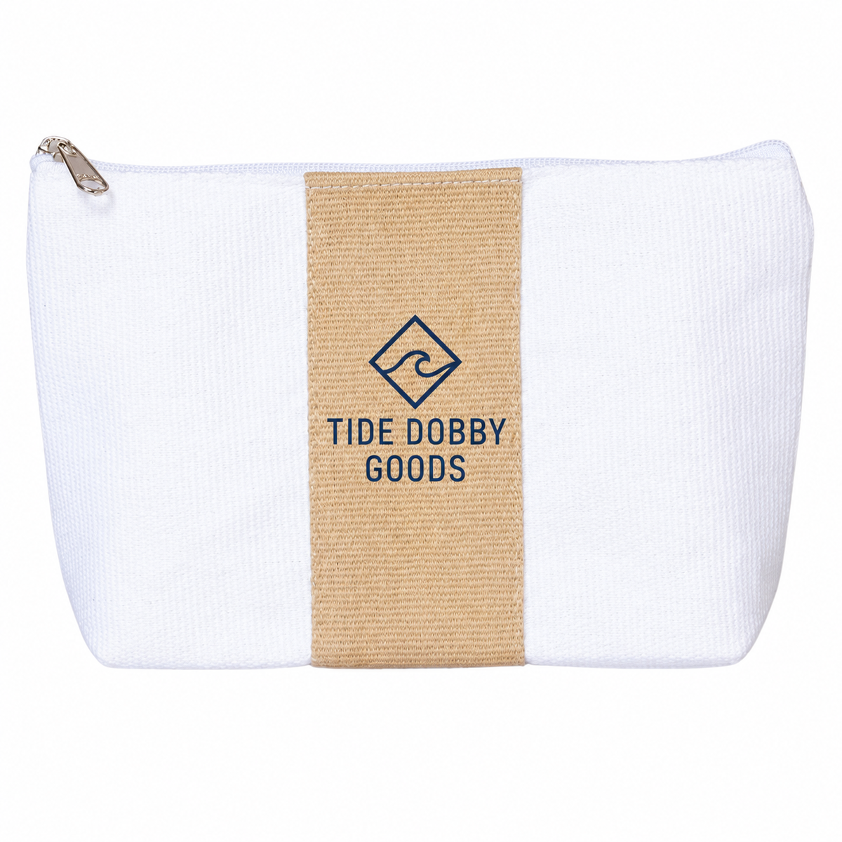 Small Dobby Cotton Beach Club Mate Pouch (9.8'' W X 5.9'' H) 18 Oz