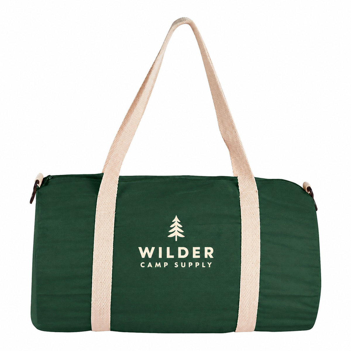 Medium Cotton Canvas The Overnight Duffel Bag (17.75'' W X 9.75'' H) 5 Oz