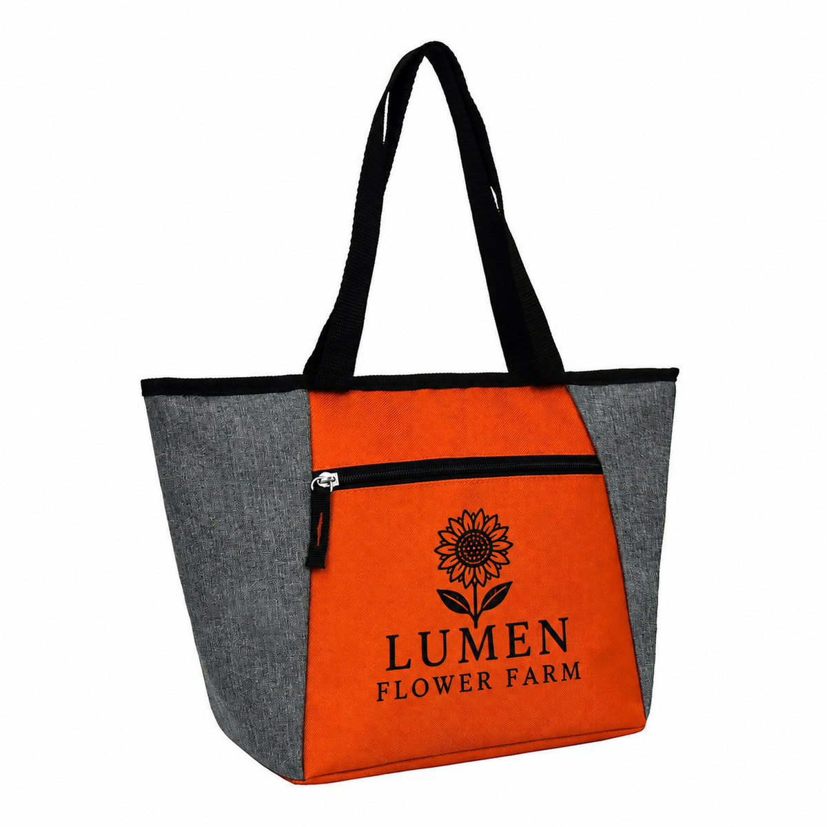 Medium Polyester Cooler Tote Bag (15'' W X 9.5'' H) 300D/600D