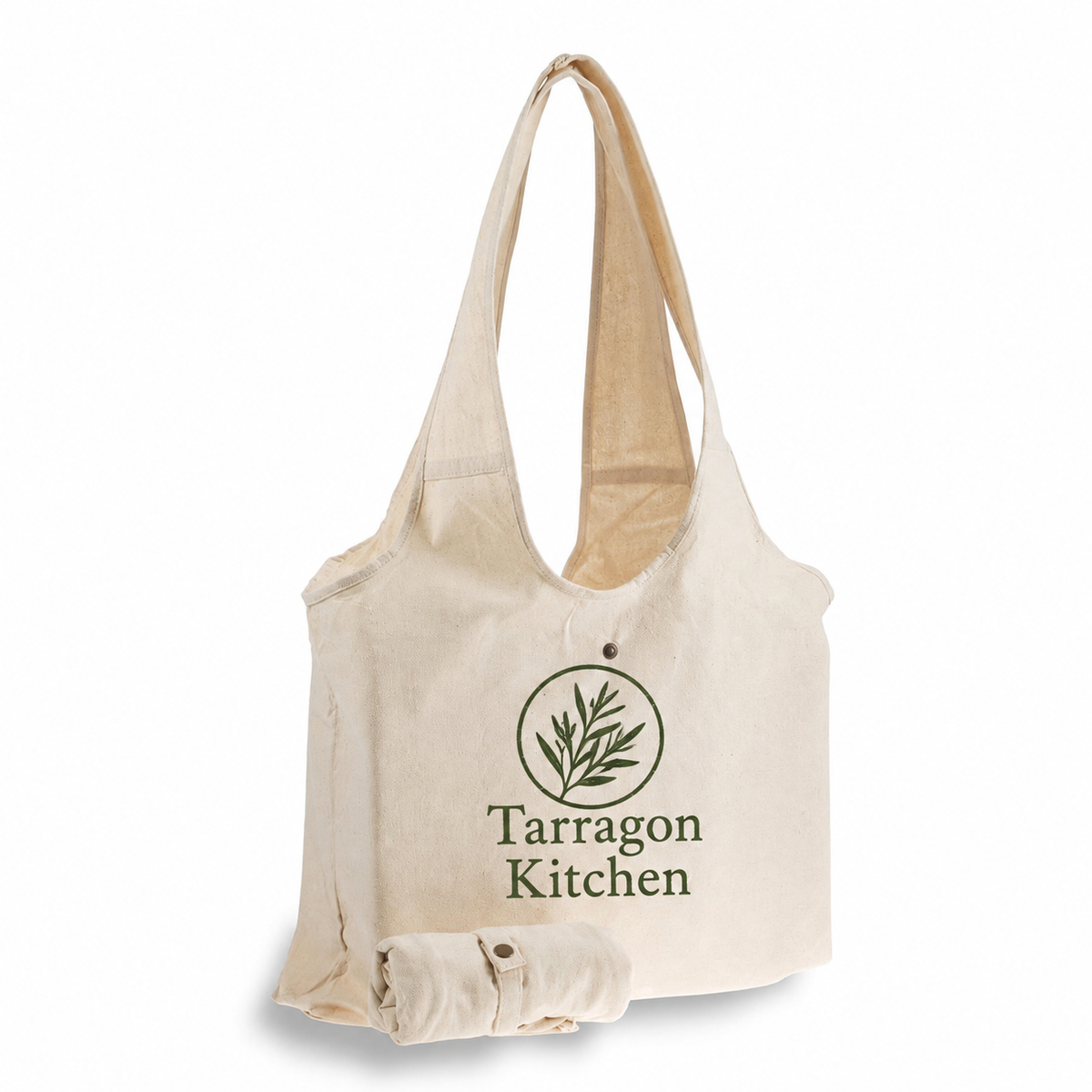 Large Cotton Canvas Foldable Sling Bag (19'' W X 13'' H) 9 Oz