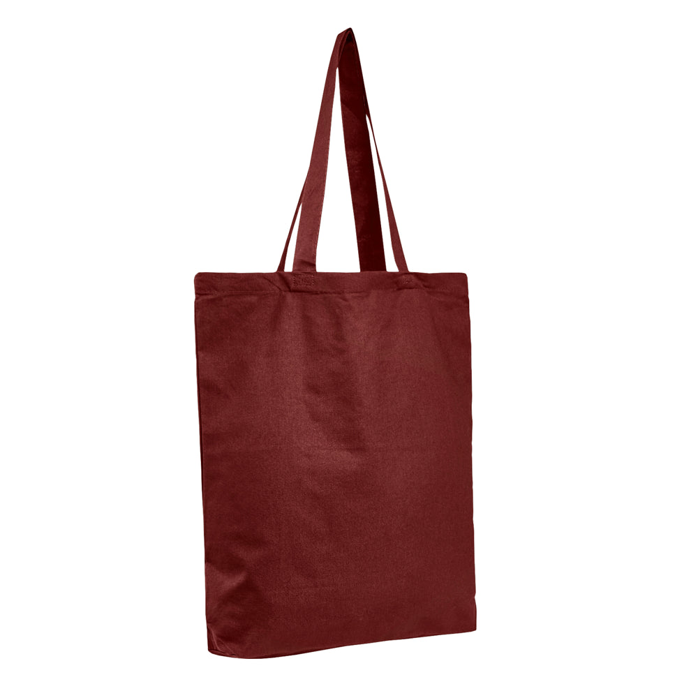 Economical Tote Bag with Bottom Gusset-Brand Your Tote-Maroon-Brand Your Tote