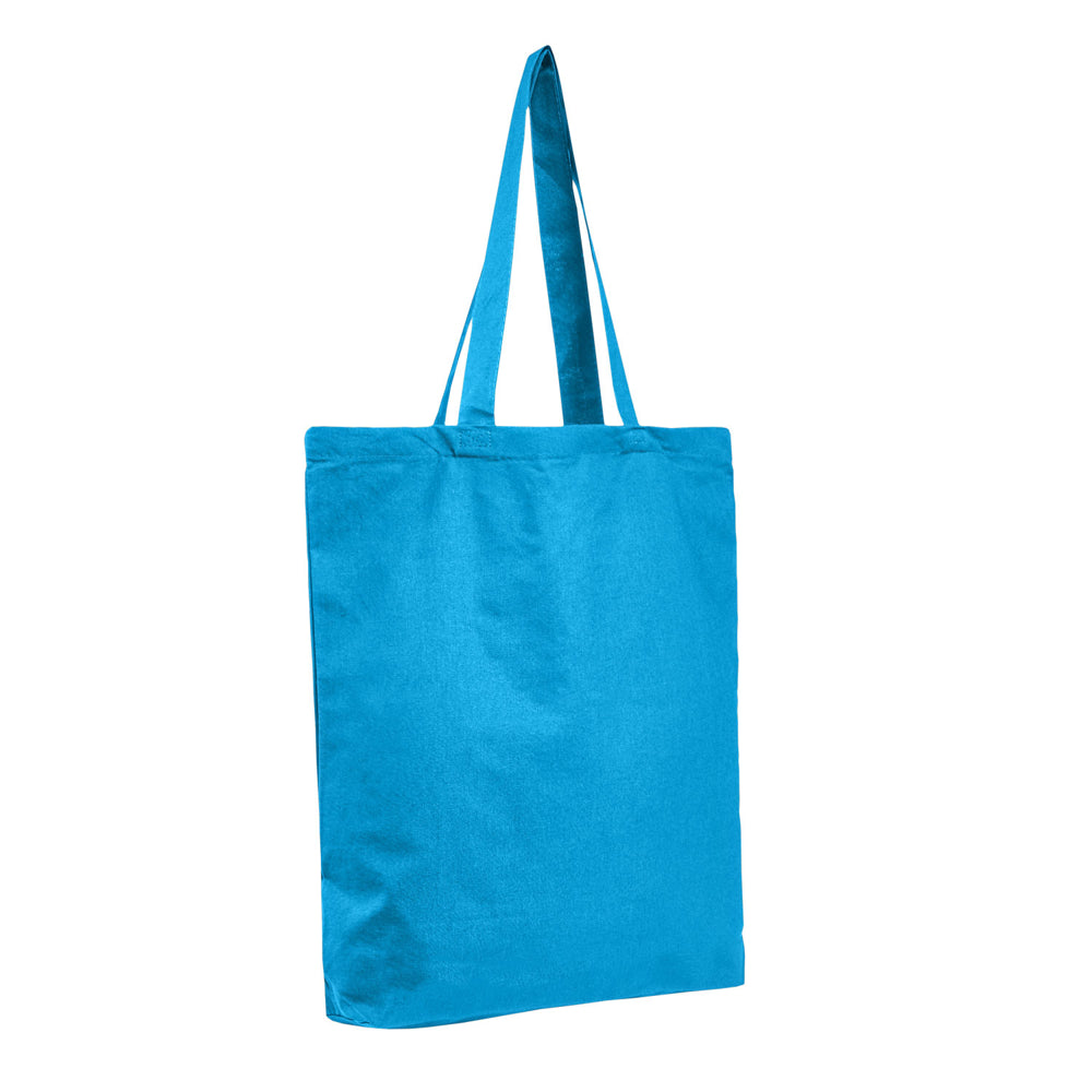 Economical Tote Bag with Bottom Gusset-Brand Your Tote-Sapphire-Brand Your Tote