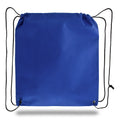 Large Polypropylene Drawstring Backpack (16'' W X 18'' H) 80 Gsm-Backpack-Brand Your Tote-Royal Blue-Brand Your Tote