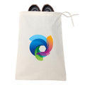 Medium Cotton Canvas Shoedrawstring Shoe Bag (11'' W X 16'' H) 7 Oz-Bag-Brand Your Tote-Natural-Brand Your Tote