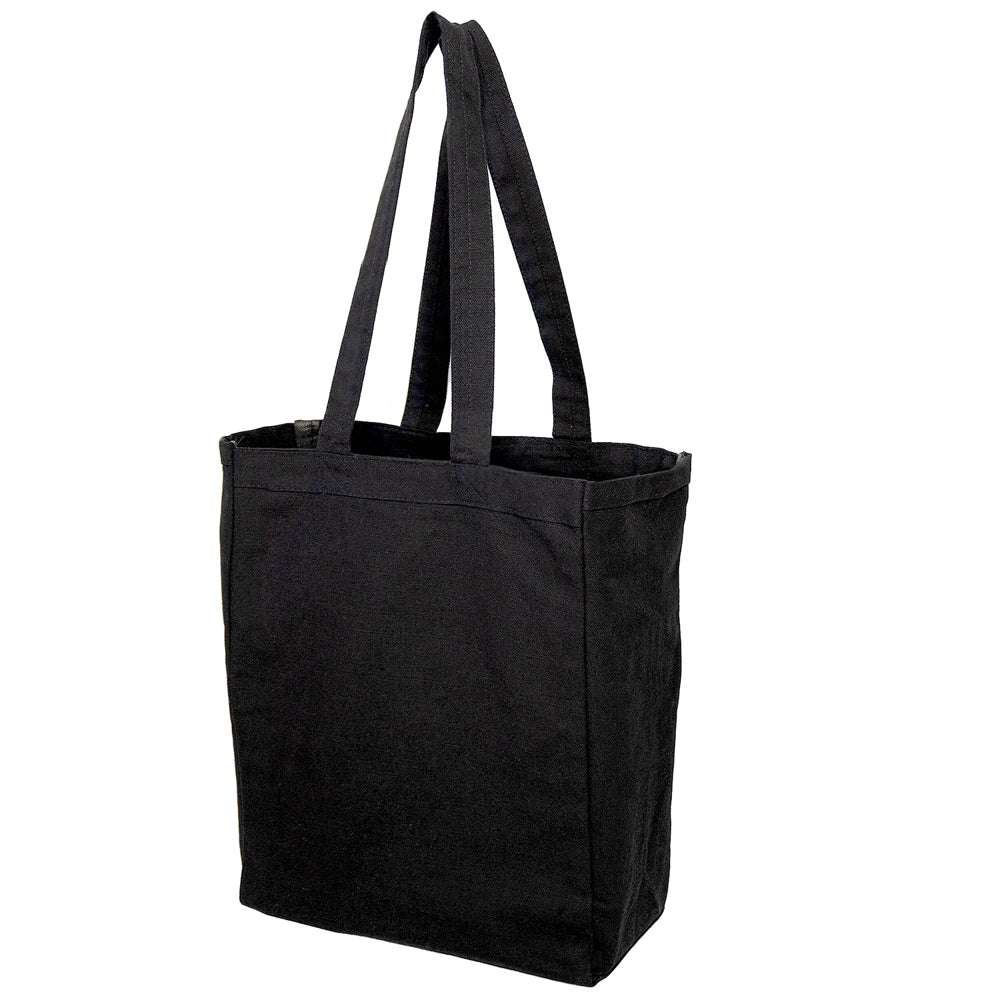 Medium Cotton Canvas Book Tote Bag (11'' W X 14'' H) 12 Oz-Tote Bag-Brand Your Tote-Brand Your Tote