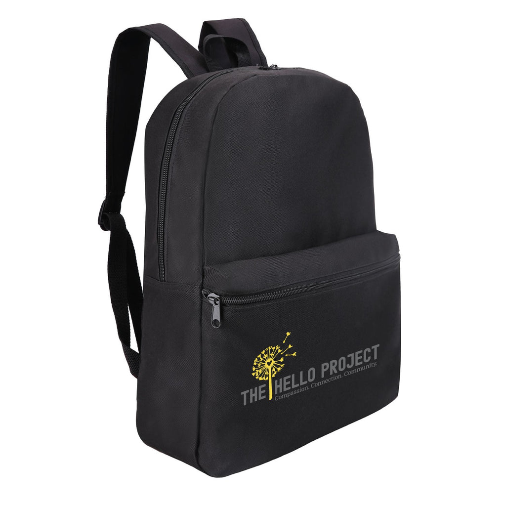 Medium Polyester Economy Backpack (11.8'' W X 16.75'' H) 600D-Backpack-Brand Your Tote-Brand Your Tote