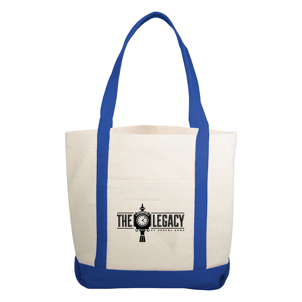 Medium Cotton Canvas Lightweight Daytrip Boat Bag (12.25'' W X 14.75'' H) 10 Oz-Bag-Brand Your Tote-Brand Your Tote