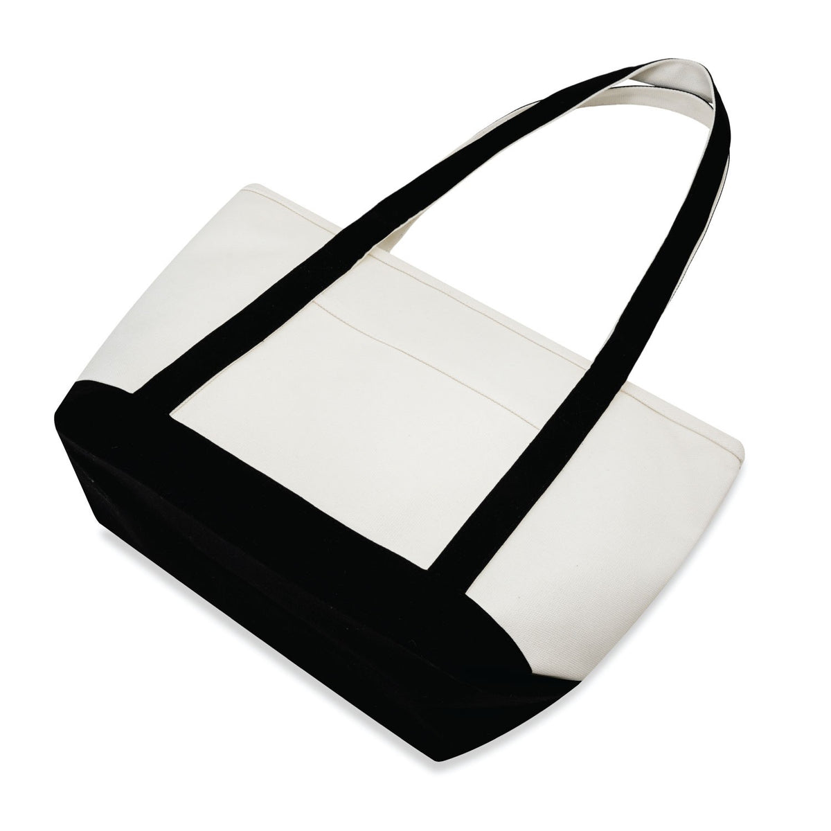 Large Cotton Canvas Yacht Club Tote Bag (20.5'' W X 13'' H) 24 Oz-Tote Bag-Brand Your Tote-Brand Your Tote