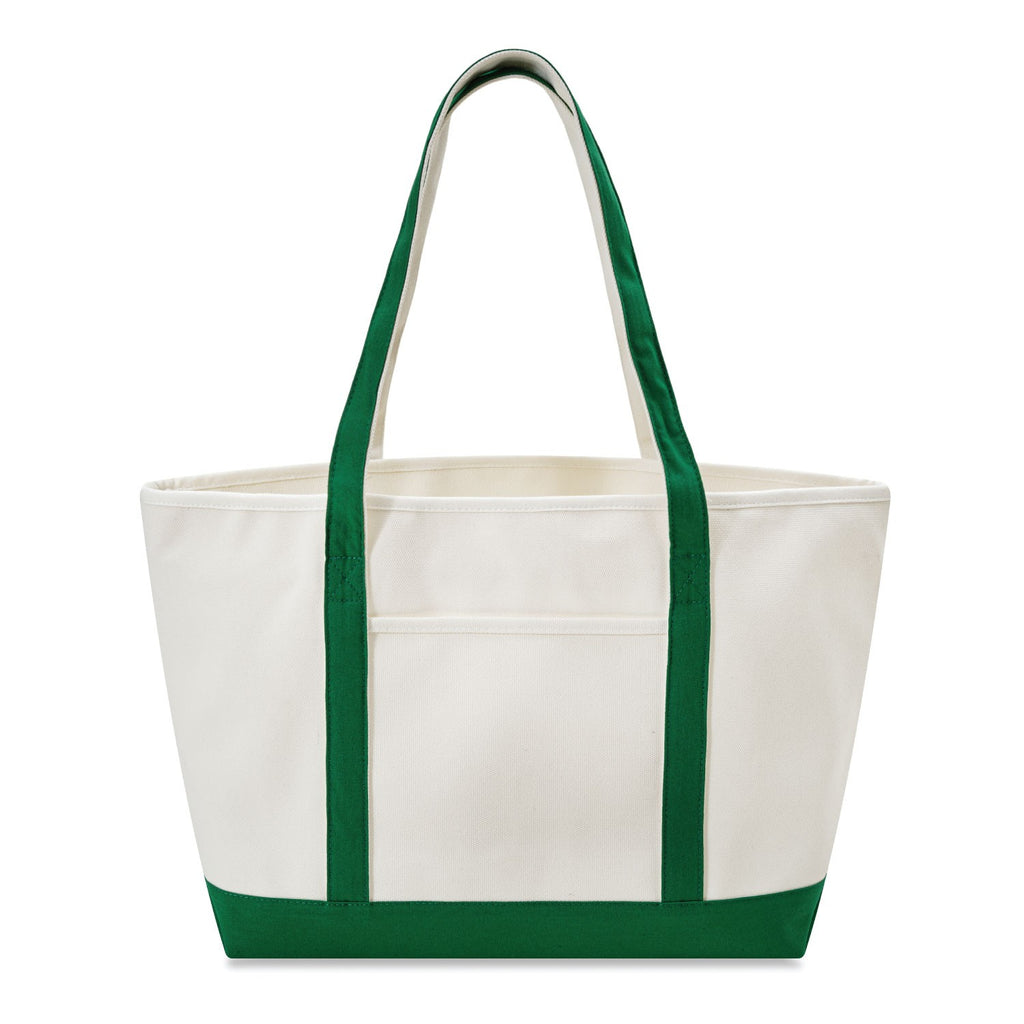 Xl Cotton Canvas Yacht Club Tote Bag (24'' W X 14.17'' H) 24 Oz-Tote Bag-Brand Your Tote-Brand Your Tote