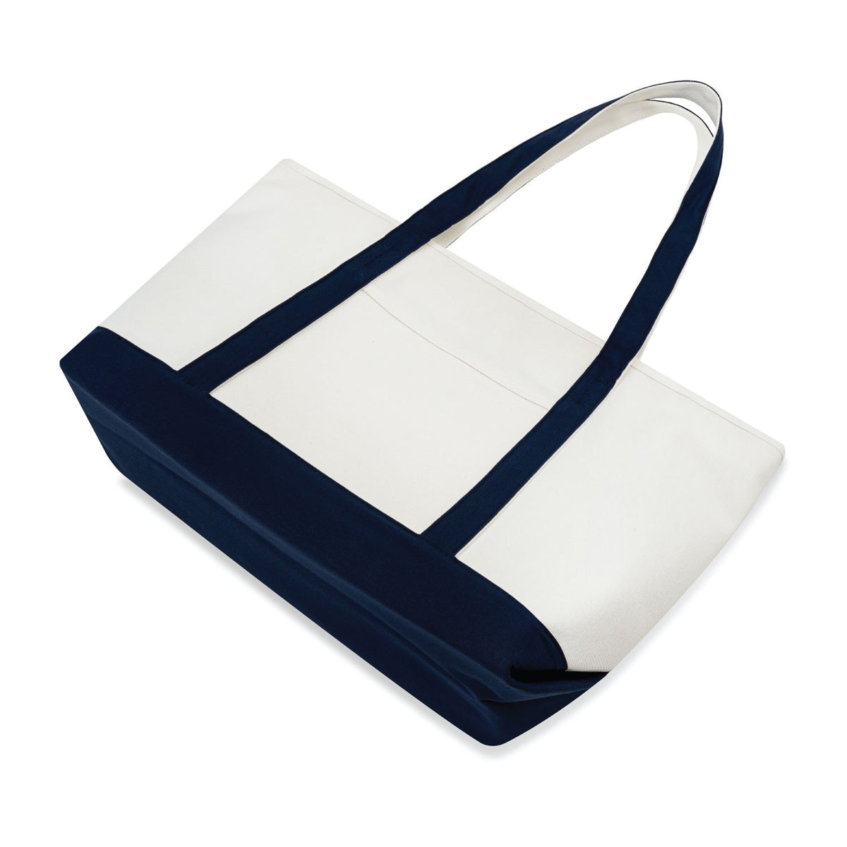 Xl Cotton Canvas Yacht Club Tote Bag (24'' W X 14.17'' H) 24 Oz-Tote Bag-Brand Your Tote-Brand Your Tote