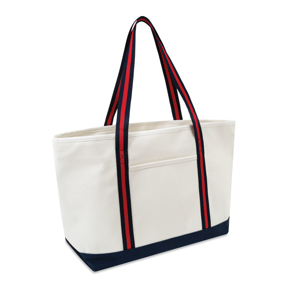 Xl Cotton Canvas Commander Tote Bag (24'' W X 14.17'' H) 24 Oz-Tote Bag-Brand Your Tote-Brand Your Tote