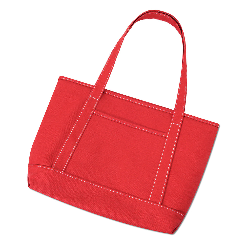 Large Cotton Canvas Admiral Tote Bag (20.5'' W X 13'' H) 24 Oz-Tote Bag-Brand Your Tote-Brand Your Tote