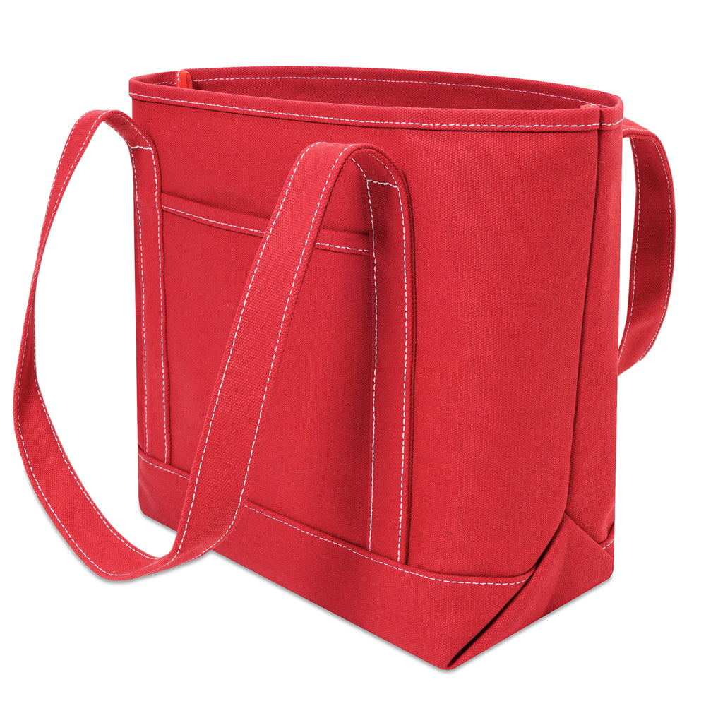 Large Cotton Canvas Admiral Tote Bag (20.5'' W X 13'' H) 24 Oz-Tote Bag-Brand Your Tote-Brand Your Tote