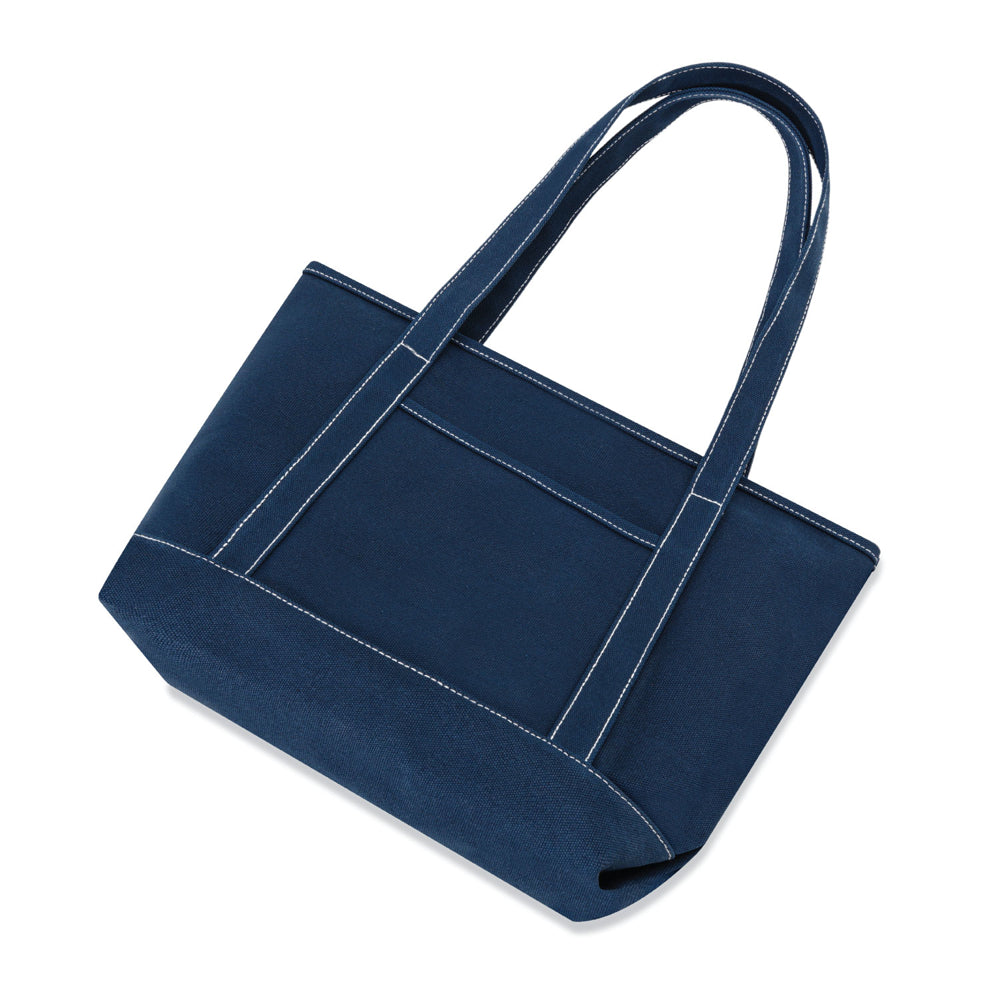 Large Cotton Canvas Admiral Tote Bag (20.5'' W X 13'' H) 24 Oz-Tote Bag-Brand Your Tote-Brand Your Tote