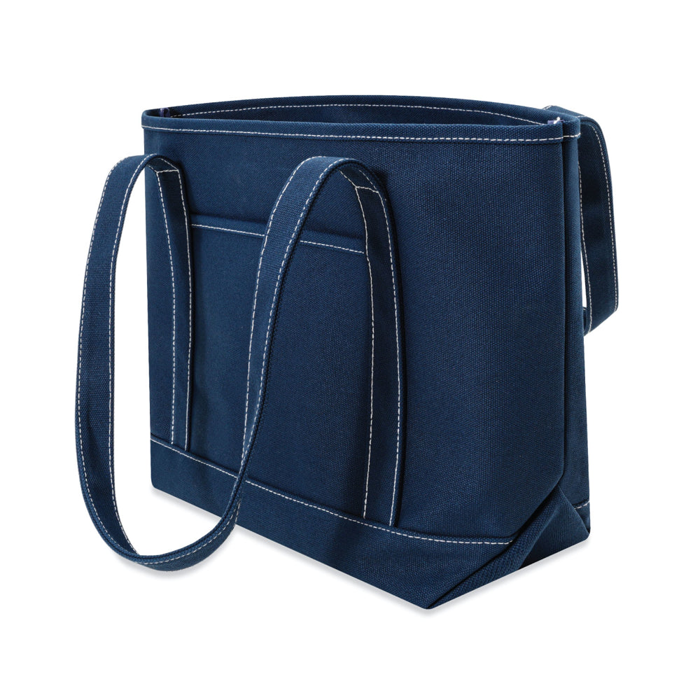 Large Cotton Canvas Admiral Tote Bag (20.5'' W X 13'' H) 24 Oz-Tote Bag-Brand Your Tote-Brand Your Tote