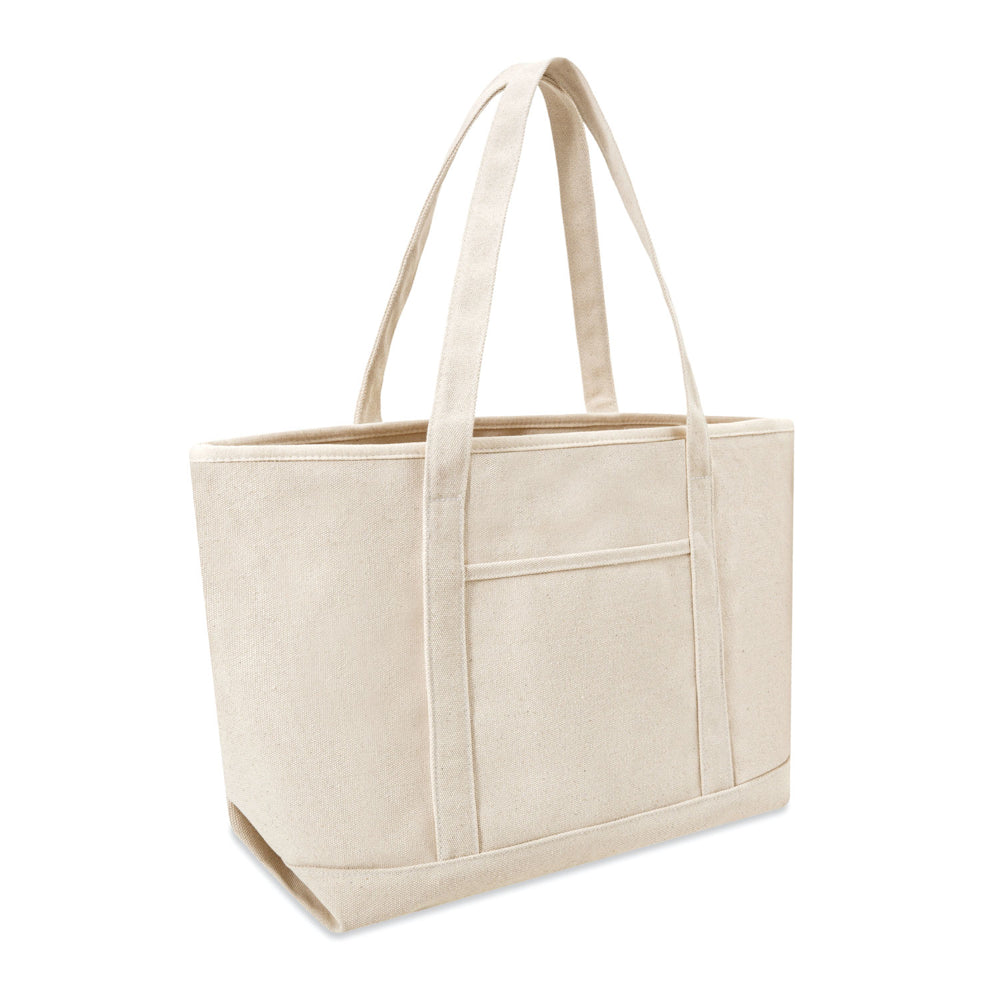 Xl Cotton Canvas Admiral Tote Bag (24'' W X 14'' H) 24 Oz-Tote Bag-Brand Your Tote-Brand Your Tote