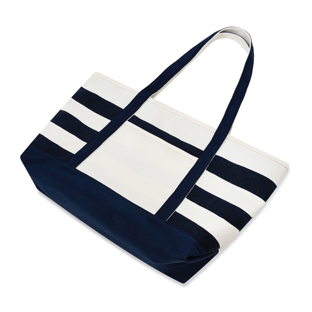 Xl Cotton Canvas Anchor Tote Bag (24'' W X 14'' H) 18 Oz-Tote Bag-Brand Your Tote-Brand Your Tote