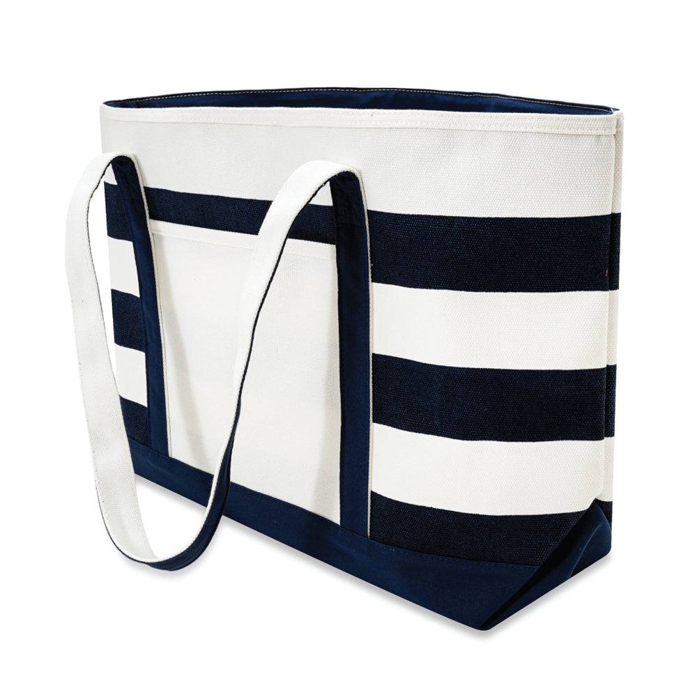 Xl Cotton Canvas Anchor Tote Bag (24'' W X 14'' H) 18 Oz-Tote Bag-Brand Your Tote-Brand Your Tote