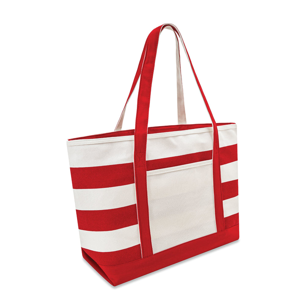 Xl Cotton Canvas Anchor Tote Bag (24'' W X 14'' H) 18 Oz-Tote Bag-Brand Your Tote-Brand Your Tote