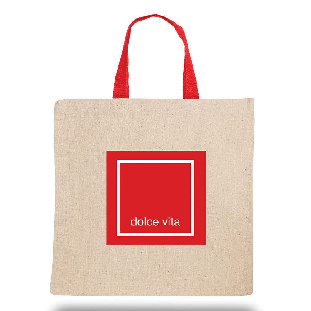 Medium Cotton Canvas Tote Bag (14'' W X 14'' H) 10 Oz-Tote Bag-Brand Your Tote-Brand Your Tote