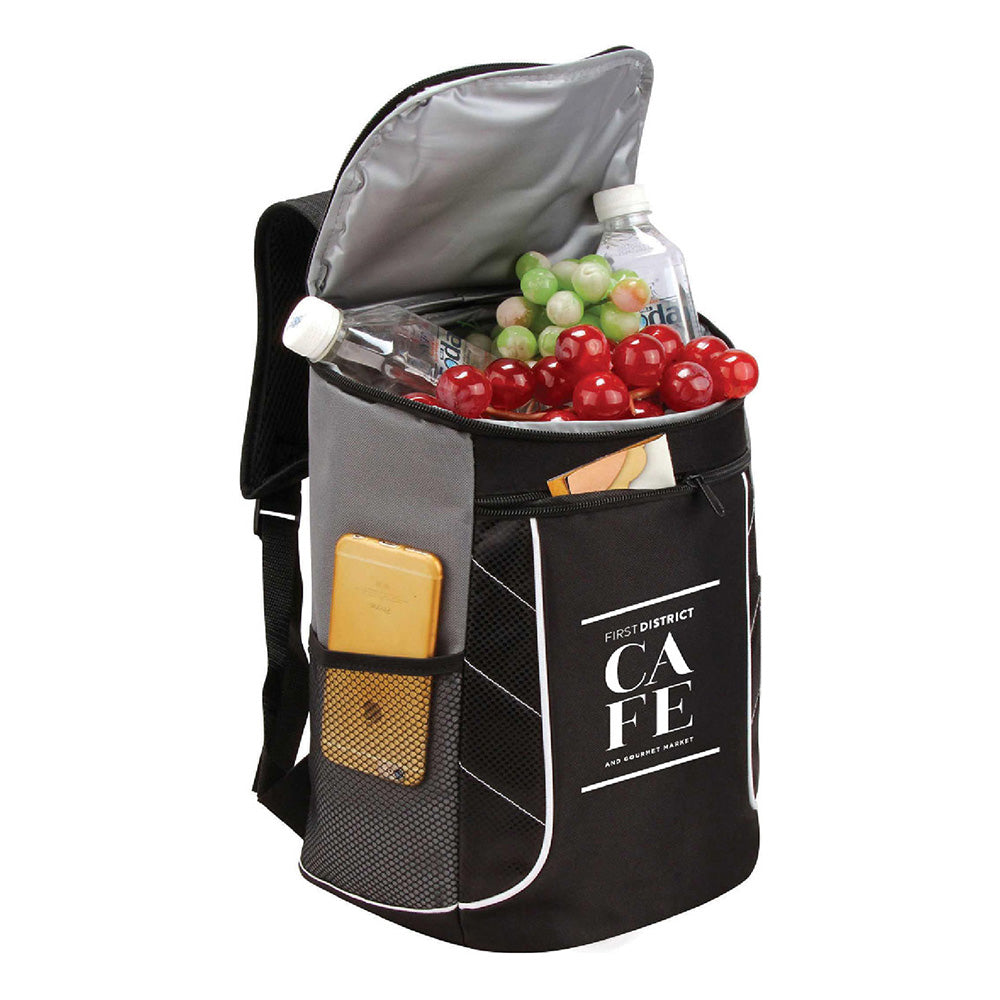 Medium Polyester Cooler Backpack (10.25'' W X 14'' H) 600D-Backpack-Brand Your Tote-Brand Your Tote