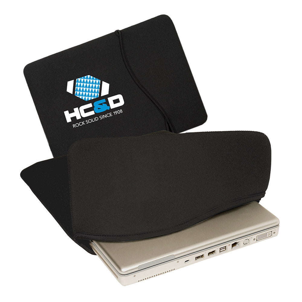 Polypropylene Reversible Laptop Sleeve (15'' W X 11'' H)-Laptop Sleeve-Brand Your Tote-Brand Your Tote