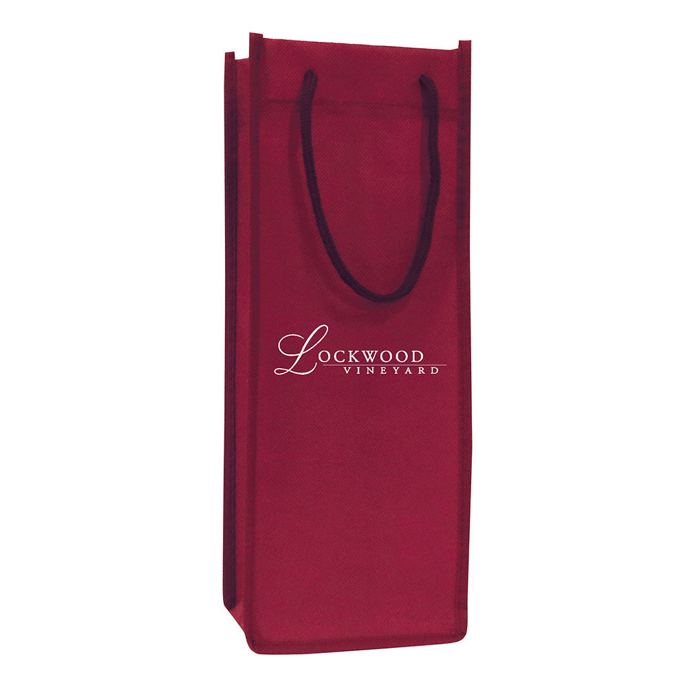 Small Polypropylene Wine Tote Bag (5'' W X 13'' H) 90 Gsm-Tote Bag-Brand Your Tote-Brand Your Tote
