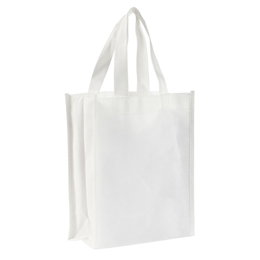 Small Polypropylene Shopper Bag (8'' W X 10'' H) 80 Gsm-Bag-Brand Your Tote-Brand Your Tote