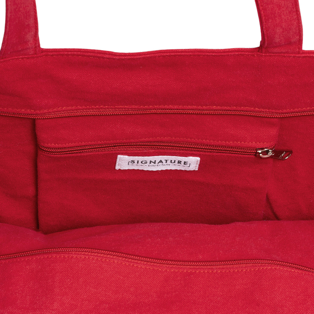 Large Cotton Canvas Stone Washed Tote Bag (21.6'' W X 13'' H) 14 Oz-Tote Bag-Brand Your Tote-Brand Your Tote