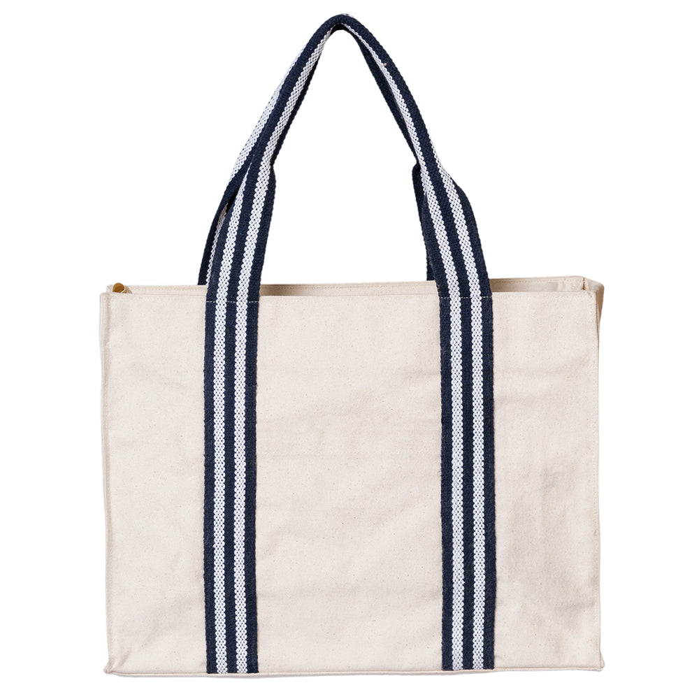 Medium Cotton Canvas Harbor Classic Tote Bag (16.14'' W X 11.8'' H) 14 Oz-Tote Bag-Brand Your Tote-Brand Your Tote